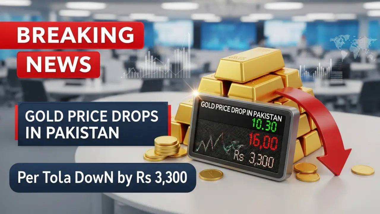 Good News! A big drop in Gold Price In Pakistan, How Much Has Gold Become Per Tola?