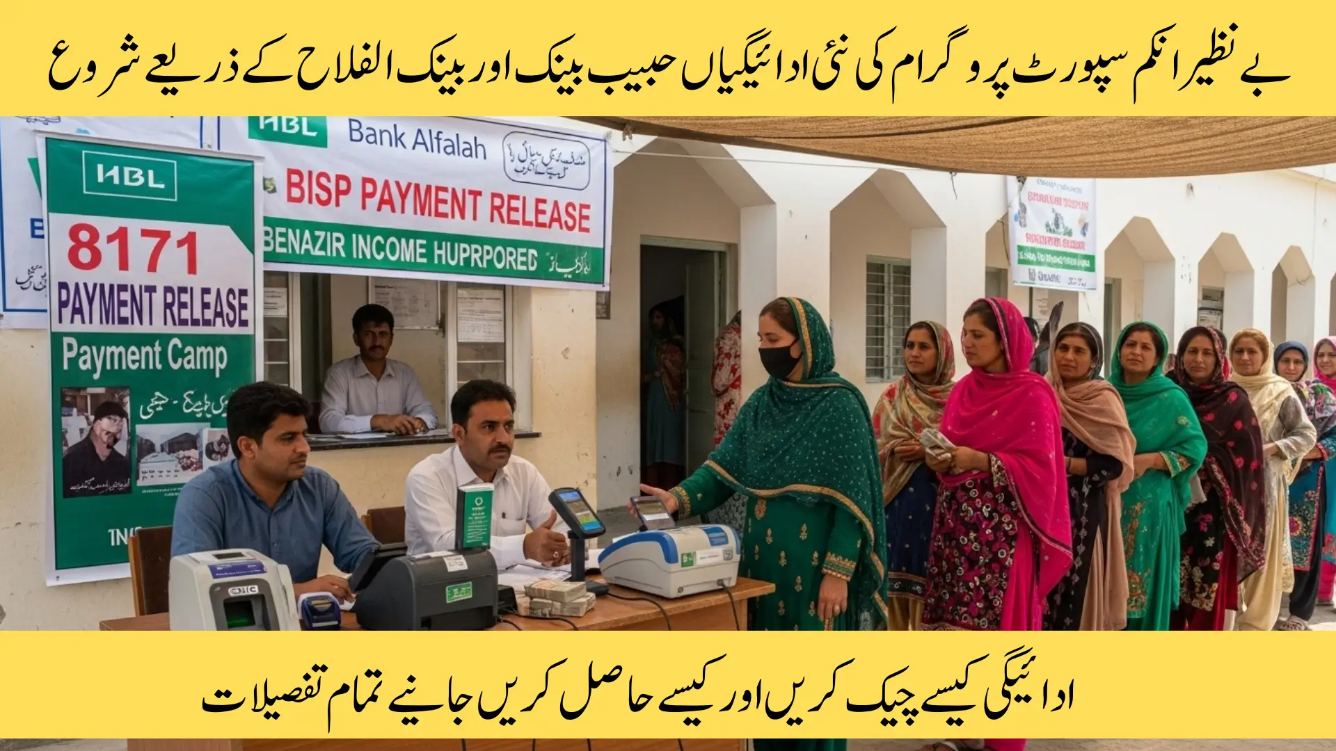 BISP 8171 Payments Now Released via HBL and Bank Alfalah – Check Your Eligibility and Withdraw Instantly
